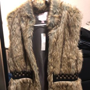 Fur Vest with Belt